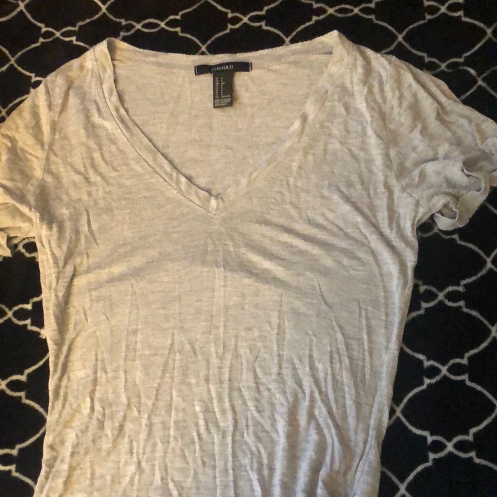 forever 21 grey bodysuit